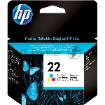 Картридж струйный HP 22 C9352AE многоцветный для HP DJ 3920/3940/PSC 1410 (165стр.)