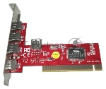 Контроллер PCI Noname VIA6212 (4+1) 5xUSB2.0 Bulk