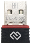 Сетевой адаптер WiFi Digma DWA-N150C N150 USB 2.0 (ант.внутр.) 1ант. (упак.:1шт)