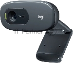 Камера Web Logitech HD Webcam C270 черный 0.9Mpix (1280x720) USB2.0 с микрофоном (960-001063)