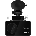 Видеорегистратор Prestigio RoadRunner 490GPS, 3.0'' IPS(640x360), touchscreen, UHD 4K 3840x2160@30fps, WQHD 2.5K 2560x1440@60fps, NTK96670, 8 MP CMOS Sony Starvis IMX415 image sensor, 8 MP cam, 140° Viewing Angle, Wi-Fi, GPS, Video camera database, USB-C,