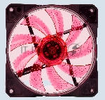 Вентилятор Digma DFAN-LED-RED 120x120x25mm 3-pin 4-pin (Molex)23dB 115gr LED Ret
