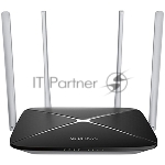 Роутер Mercusys AC1200 dual band Wi-Fi router, 867Mbps on 5GHz and 300Mbps on 2.4GHz, 1 WAN+3LAN 10/100Mbps ports, 4 fixed 5dBi antennas, support router/AP mode, support PPTP/L2TP/PPPoE Russia, support IGMP Snooping / Proxy, Bridge Mode and 802.1Q TAG VLA