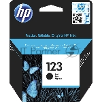 Картридж струйный HP 123 (F6V17AE) черный, 120 стр., для DeskJet 2130