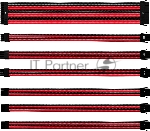 Cooler Master UNIVERSAL PSU EXTENSION CABLE KIT WITH PVC SLEEVING - Red & Black